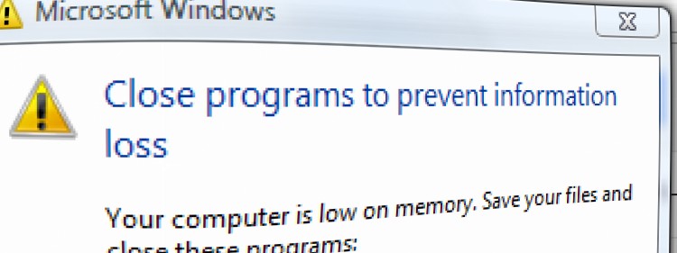 Windows Vista Clear Memory