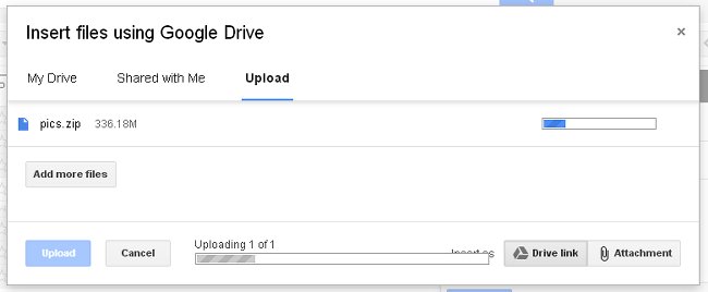 Uploading to Google Drive